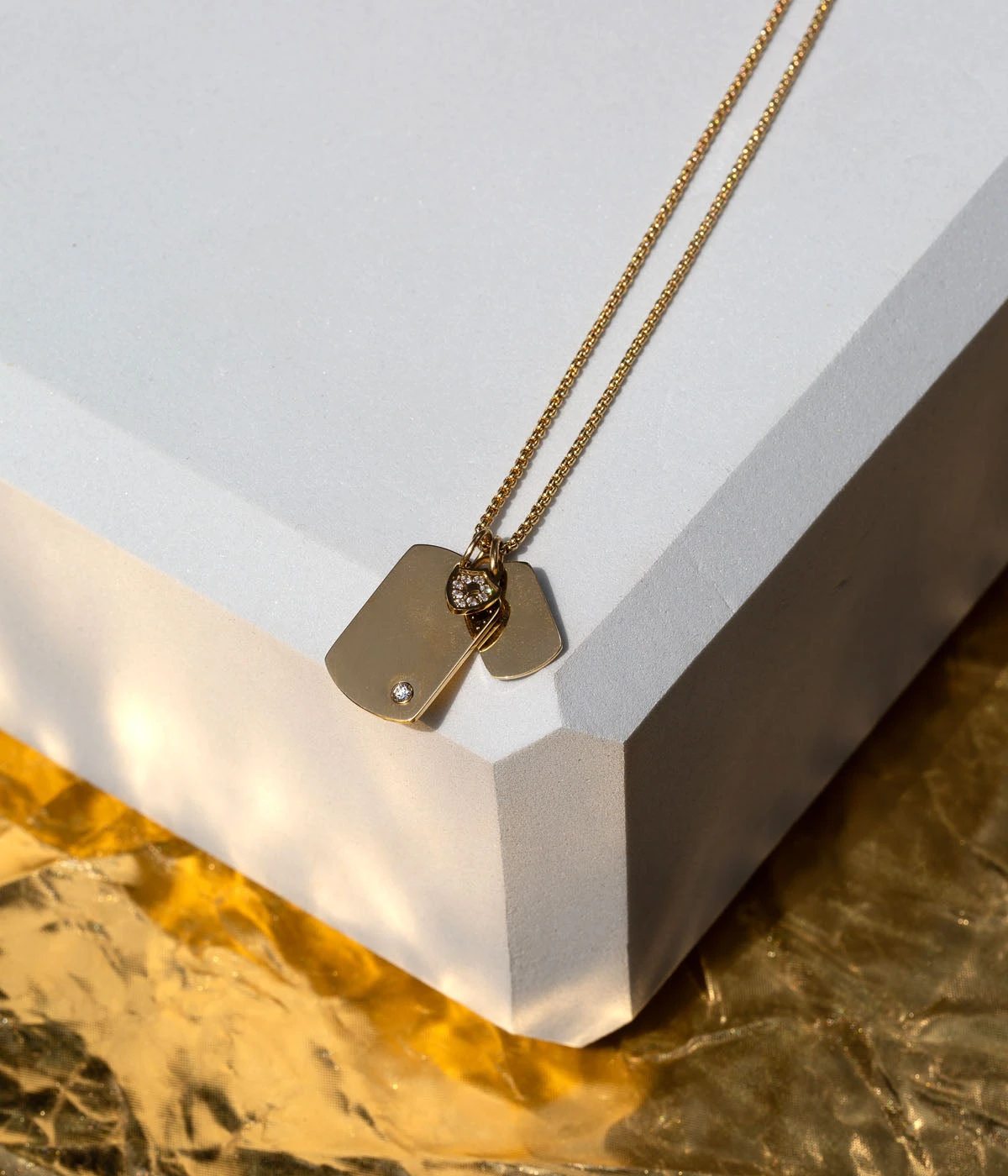 Collier Bagdad (Acier Doré) – Image 3