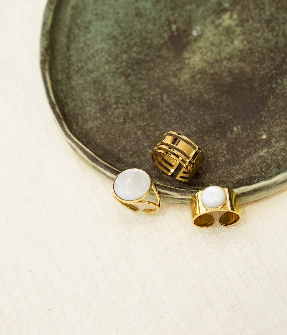 Bague Mini Mandosa (Acier DorĂ©) â Image 4