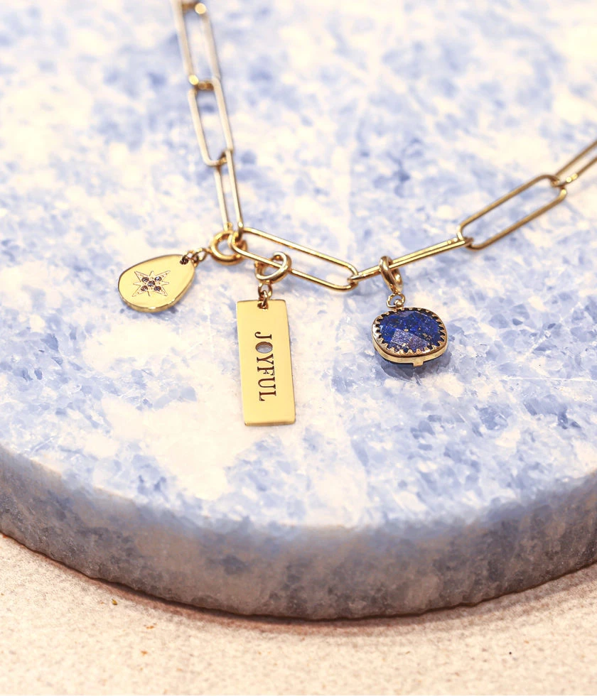 Collier Amélie (Acier Doré) – Image 3