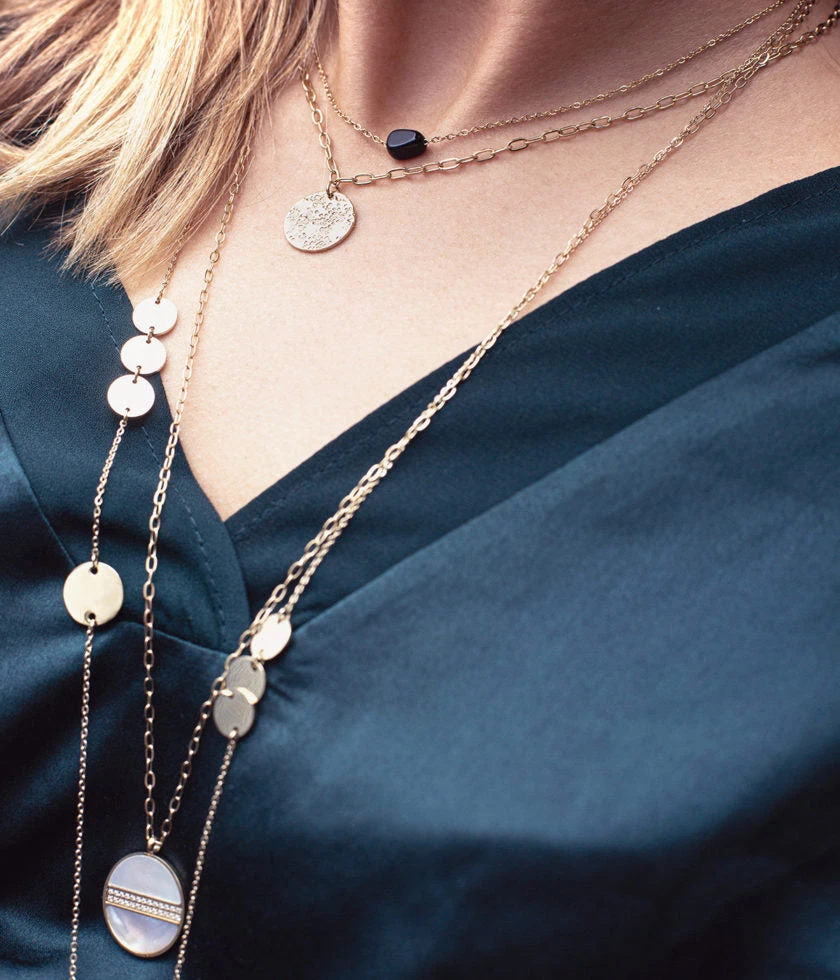 Sautoir Moonlight (Acier DorĂ©) â Image 2