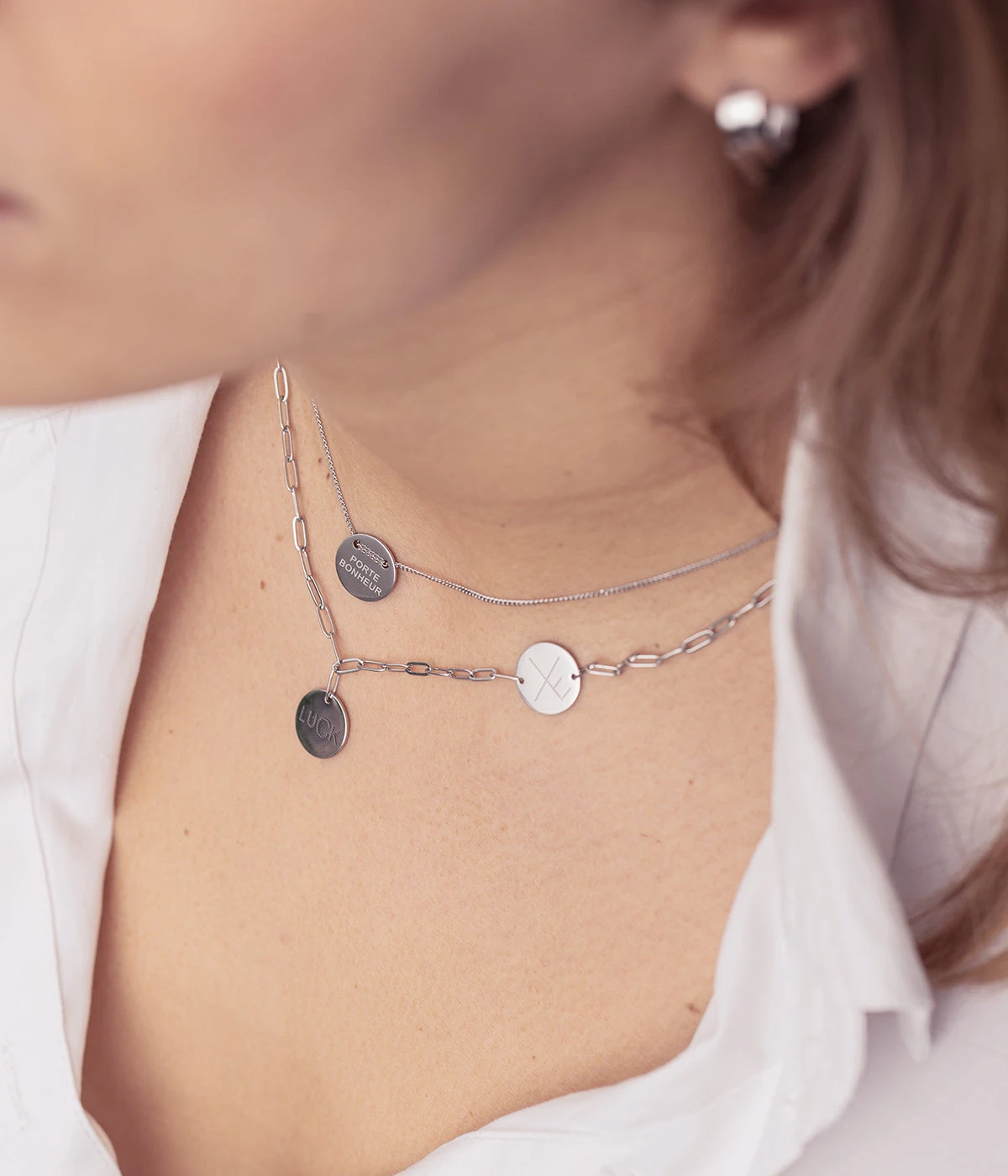 Collier Multi Charm Luck (Acier DorĂ©) â Image 2