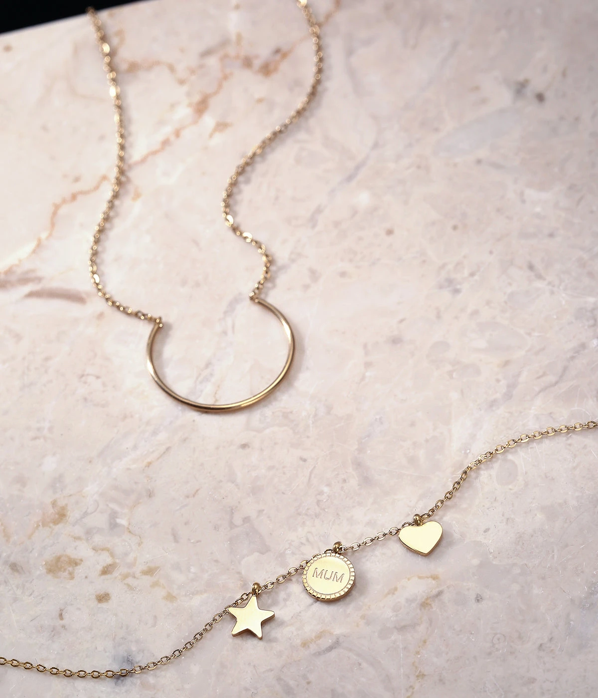 Bracelet Lucky Mum (Acier DorĂ©) â Image 3