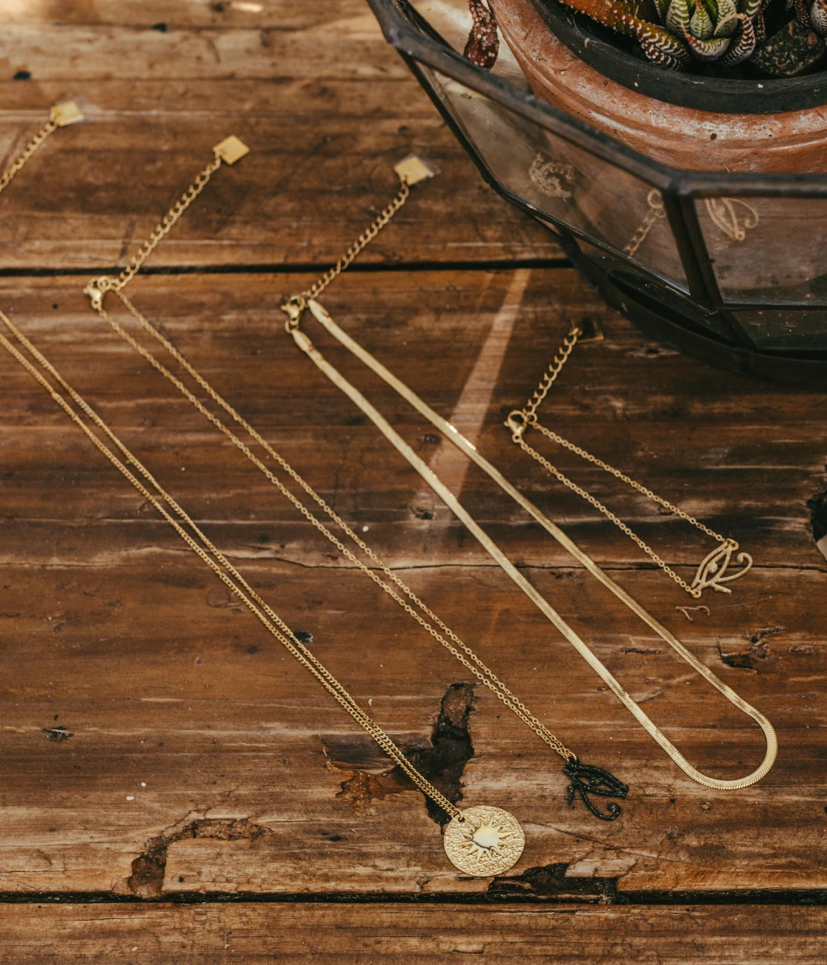 Collier Sunset (Acier DorĂ©) â Image 3