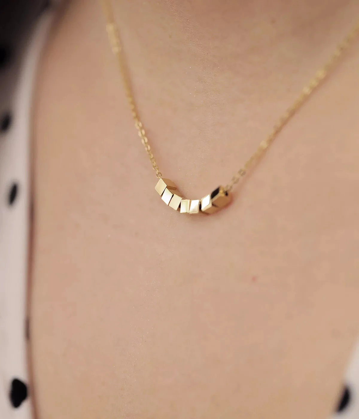 Collier Pythagore (Acier DorĂ©) â Image 2