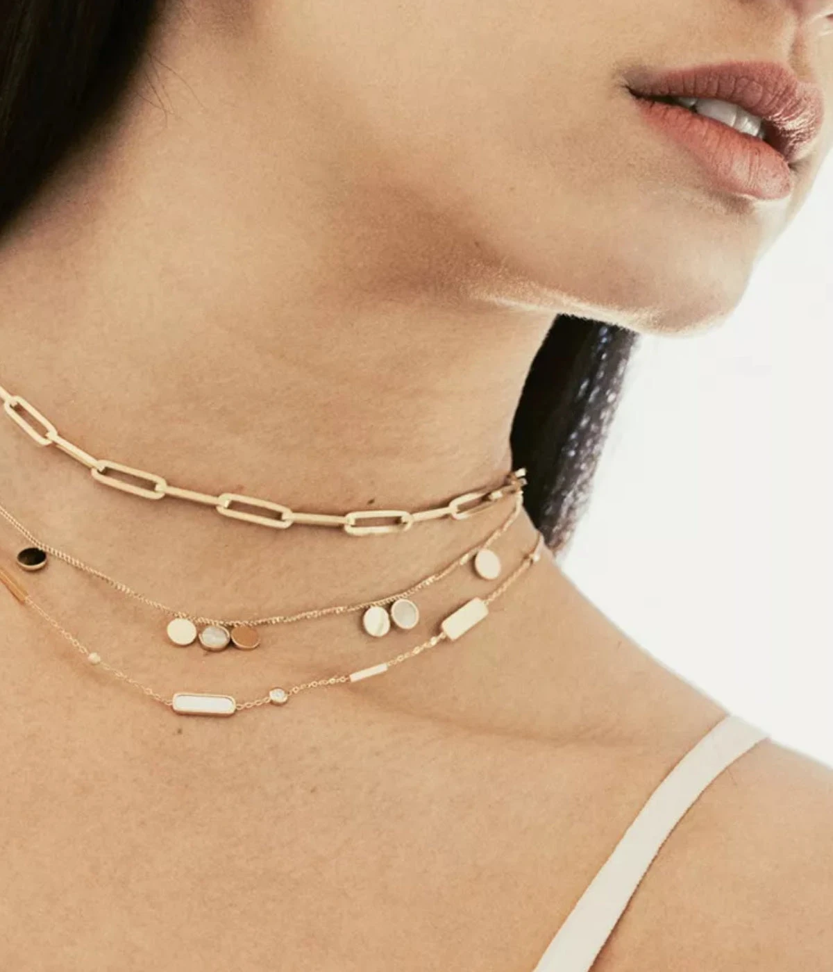 Collier Cachou (Acier DorĂ©) â Image 2