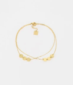 Chaîne De Cheville Planet (Acier Doré)