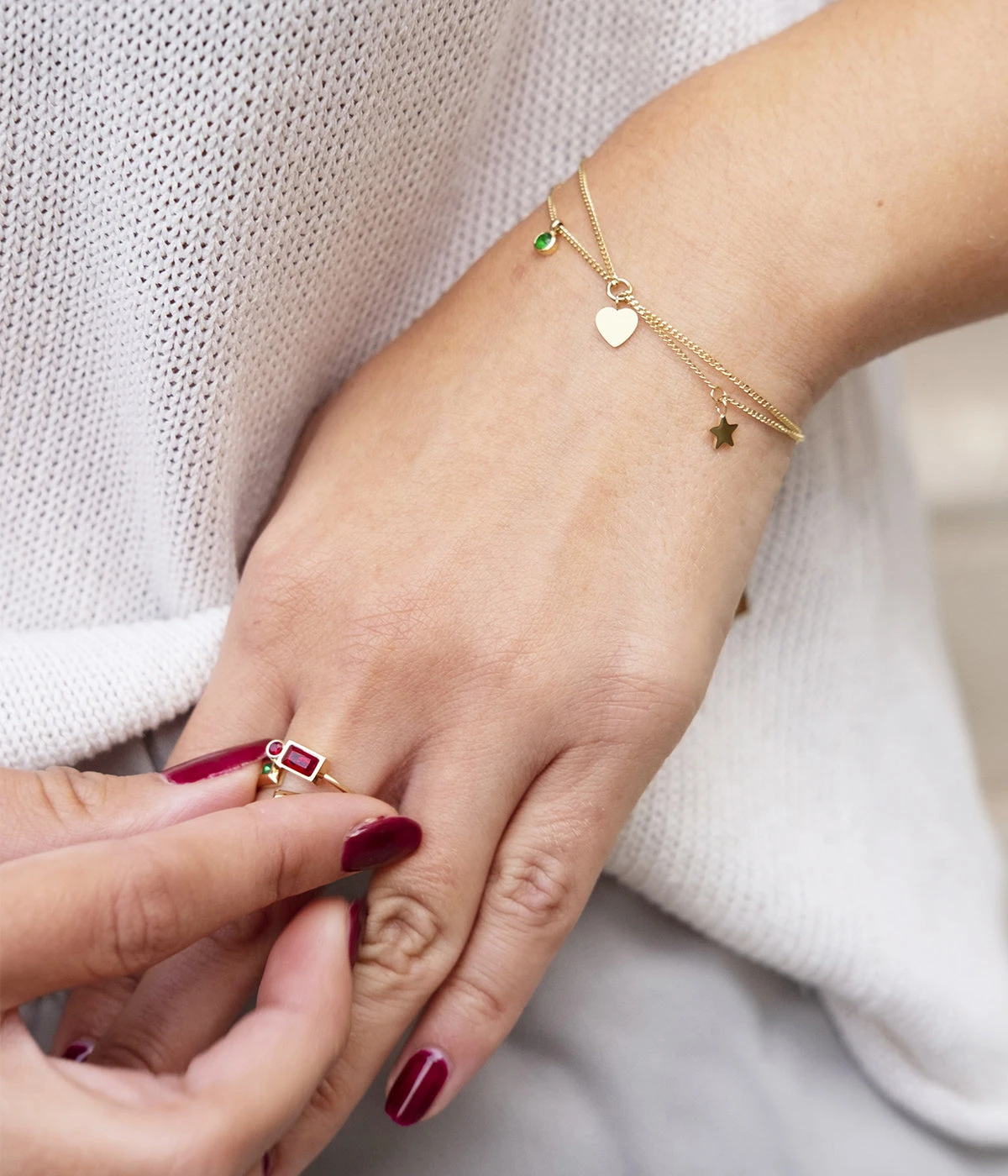 Bracelet Glory (Acier DorĂ©) â Image 2