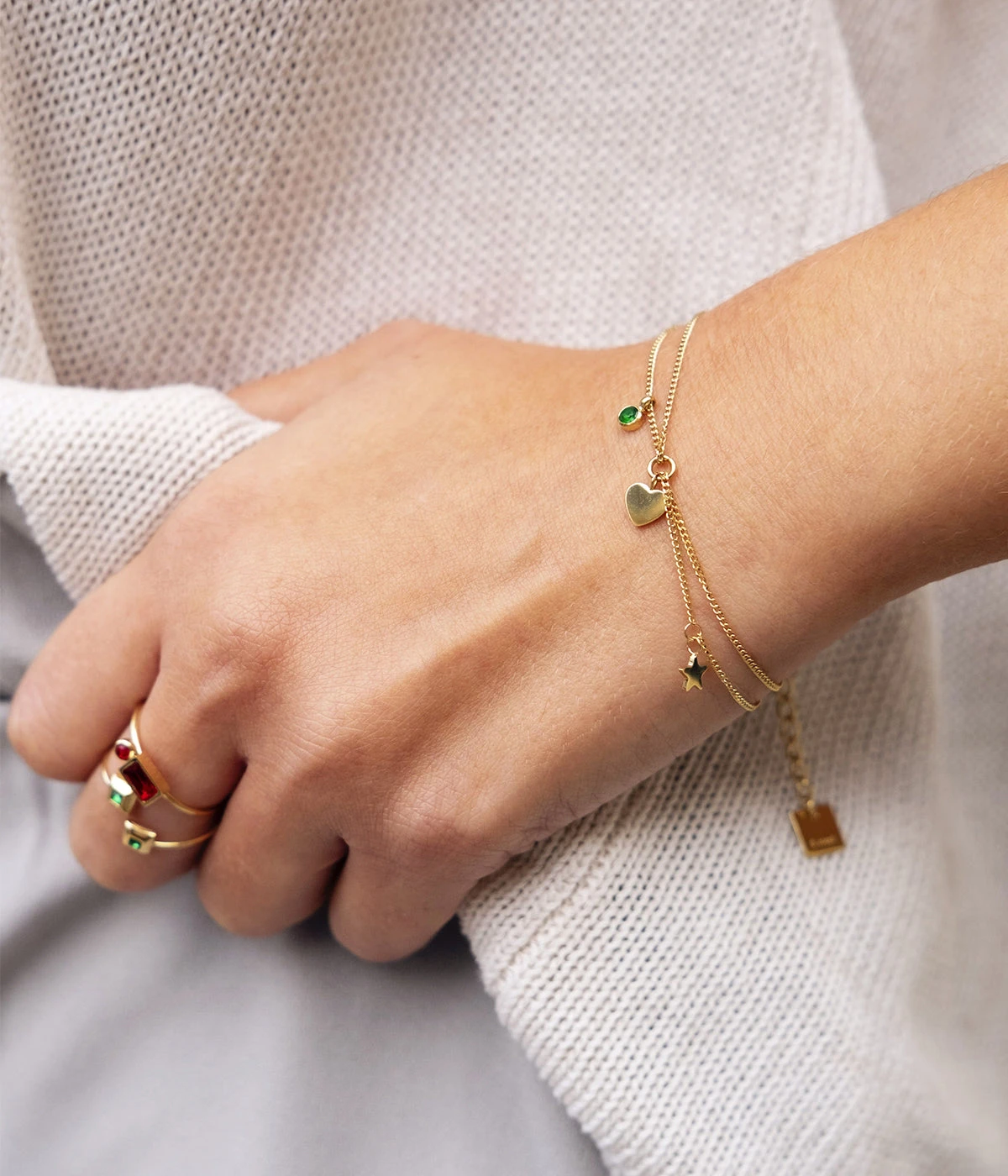 Bracelet Glory (Acier DorĂ©) â Image 3