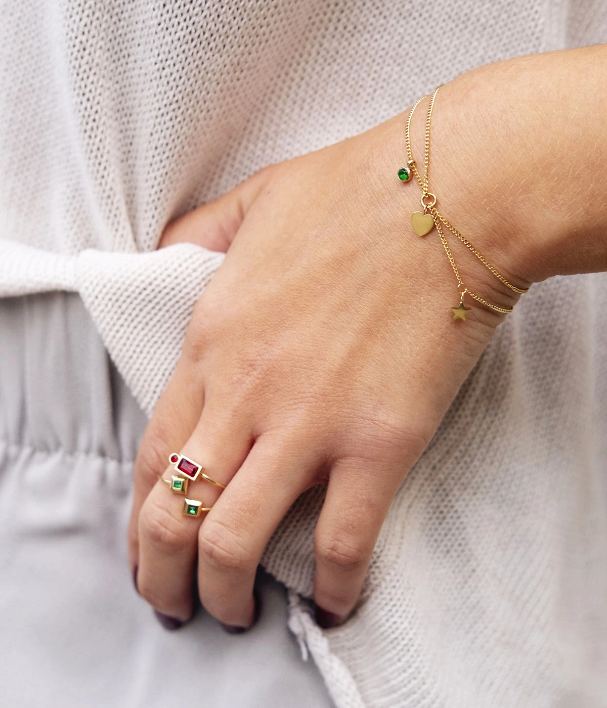 Bracelet Glory (Acier DorĂ©) â Image 4