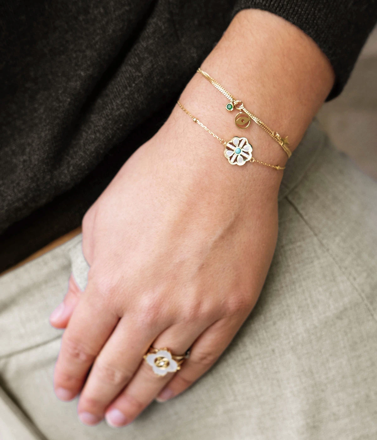 Bracelet Valore (Acier DorĂ©) â Image 2