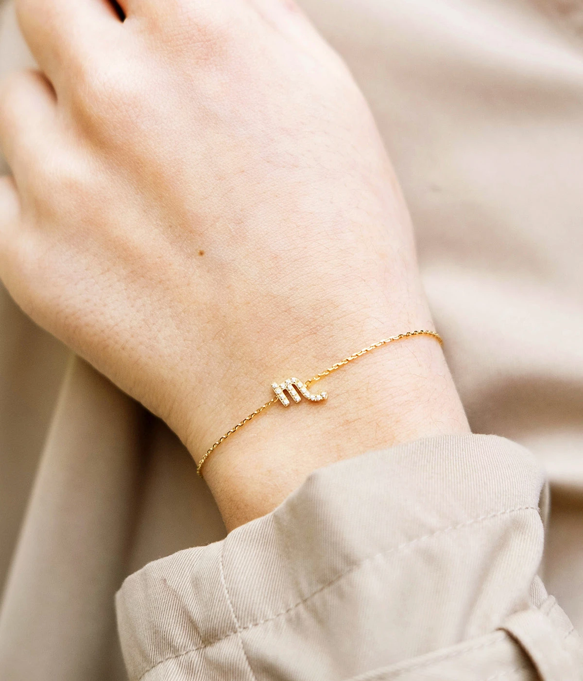 Bracelet Scorpio (Acier DorĂ©) â Image 2