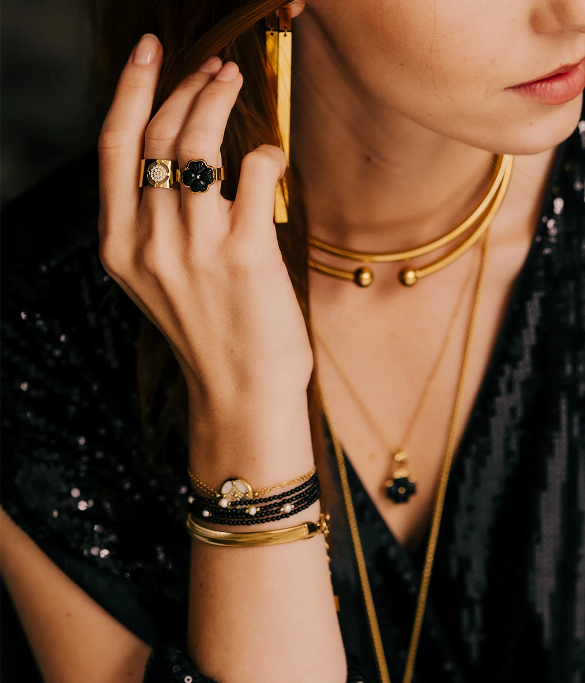 Bracelet La Natura (Acier Doré) – Image 3