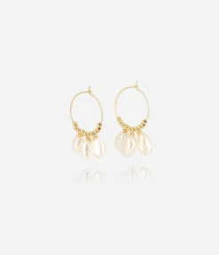 Boucles D'oreilles Fafa (Acier Doré)