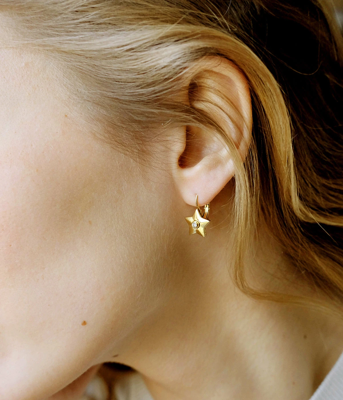 Boucles D'oreilles Venus (Acier DorĂ©) â Image 2