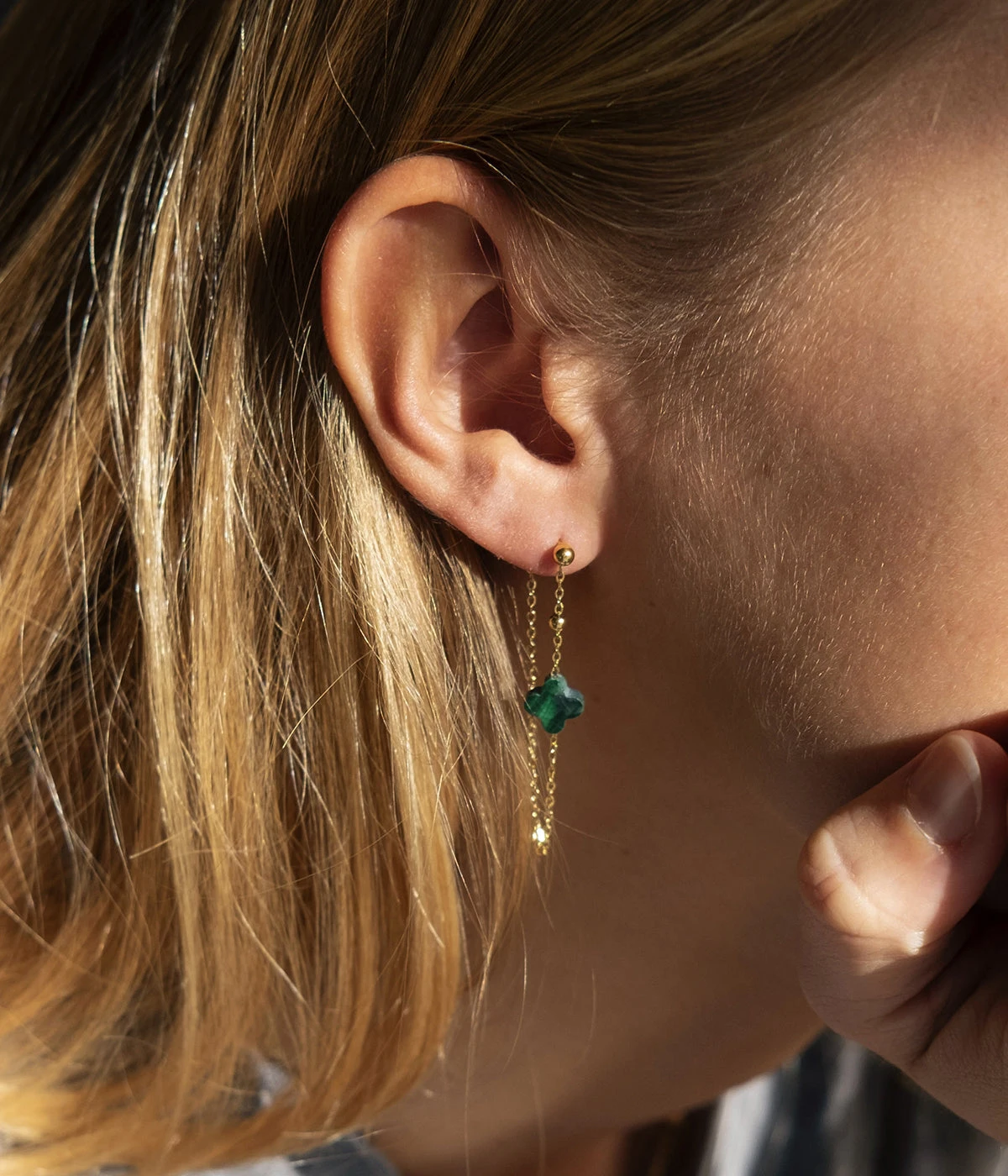 Boucles D'oreilles Velasquez (Acier DorĂ©) â Image 2