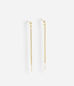 Boucles D'oreilles Riverton (Acier Doré)