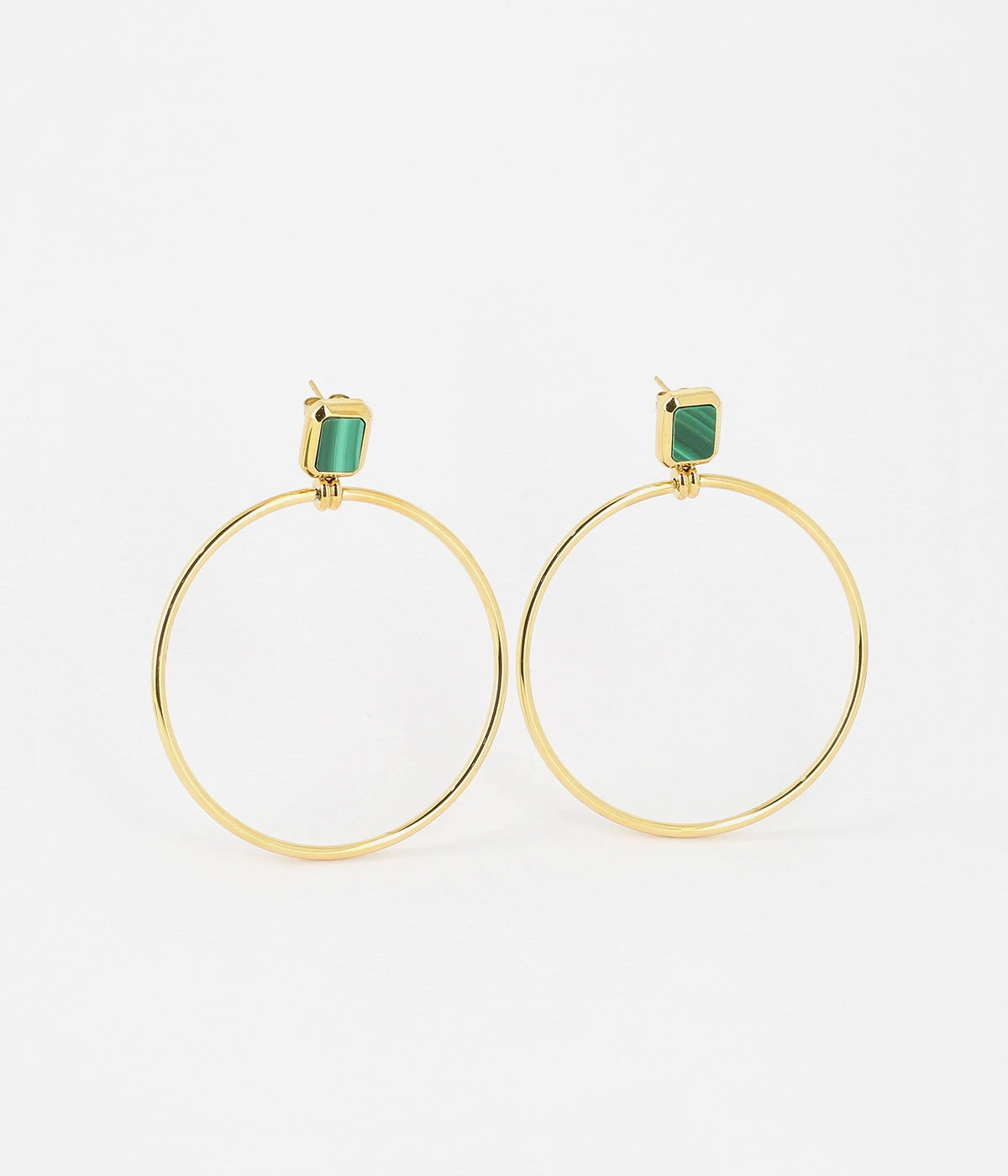 Boucles D'oreilles Omonia (Acier DorĂ©) â Image 4