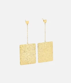 Boucles D'oreilles Leeds (Acier Doré)