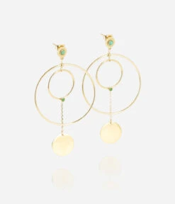 Boucles D'oreilles Gloria (Acier Doré)