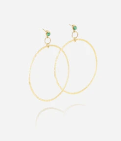 Boucles D'oreilles Isola (Acier Doré)