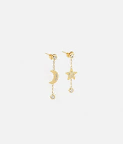 Boucles D'oreilles Astronomia (Acier Doré)