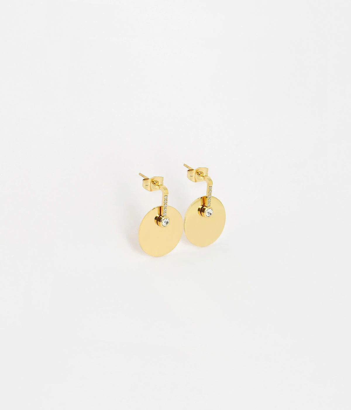 Boucles D'oreilles Anya (Acier Doré)