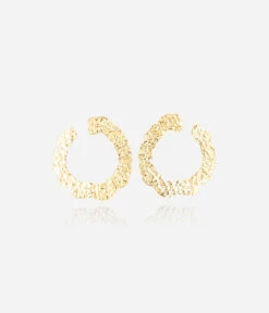 Boucles D'oreilles Yael (Acier Doré)