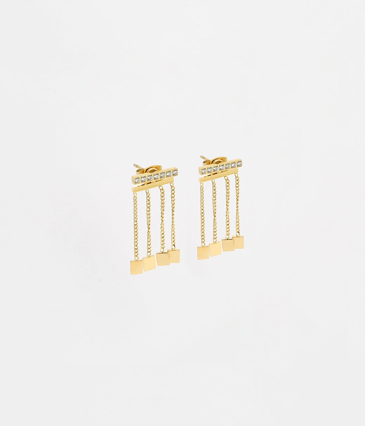 Boucles D'oreilles Jumbo (Acier Doré)