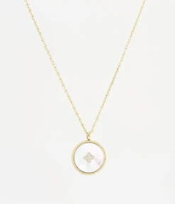 Sautoir Moonflower (Acier Doré)