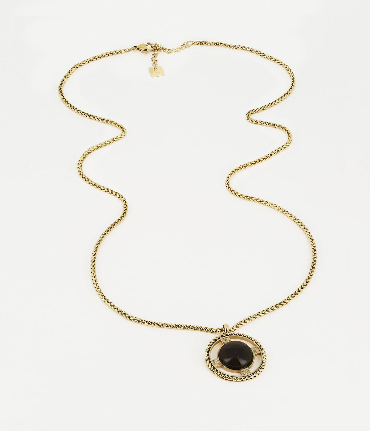 Sautoir Tour (Acier Doré)