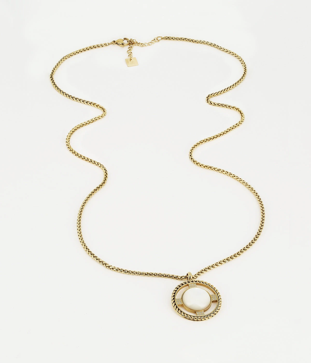 Sautoir Tour (Acier Doré) – Image 3