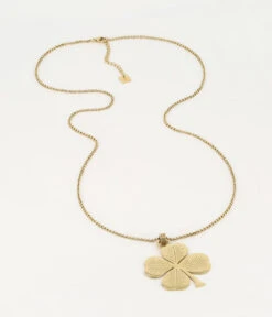 Sautoir Trifoglio (Acier Doré)