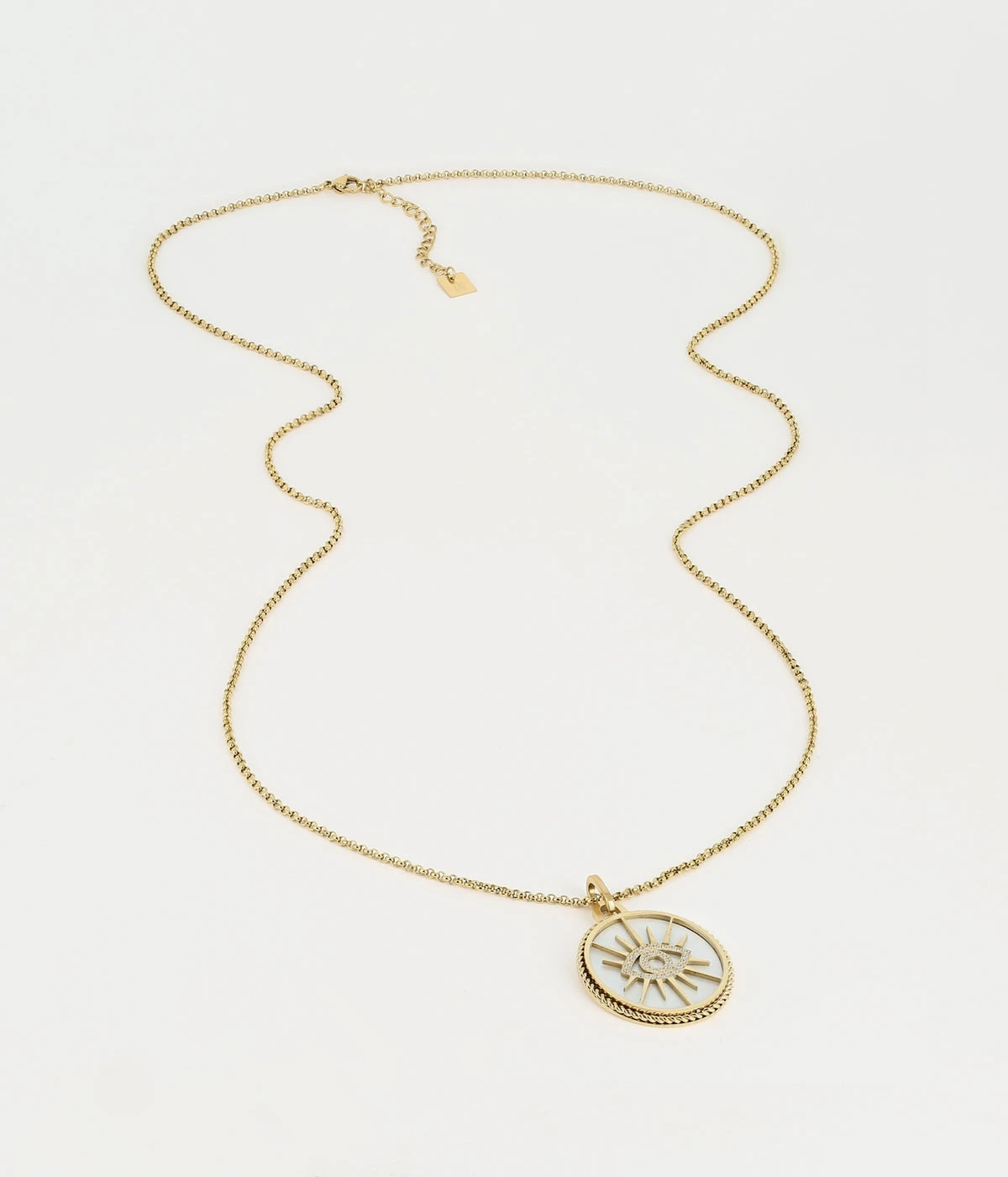 Sautoir Abydos (Acier Doré)