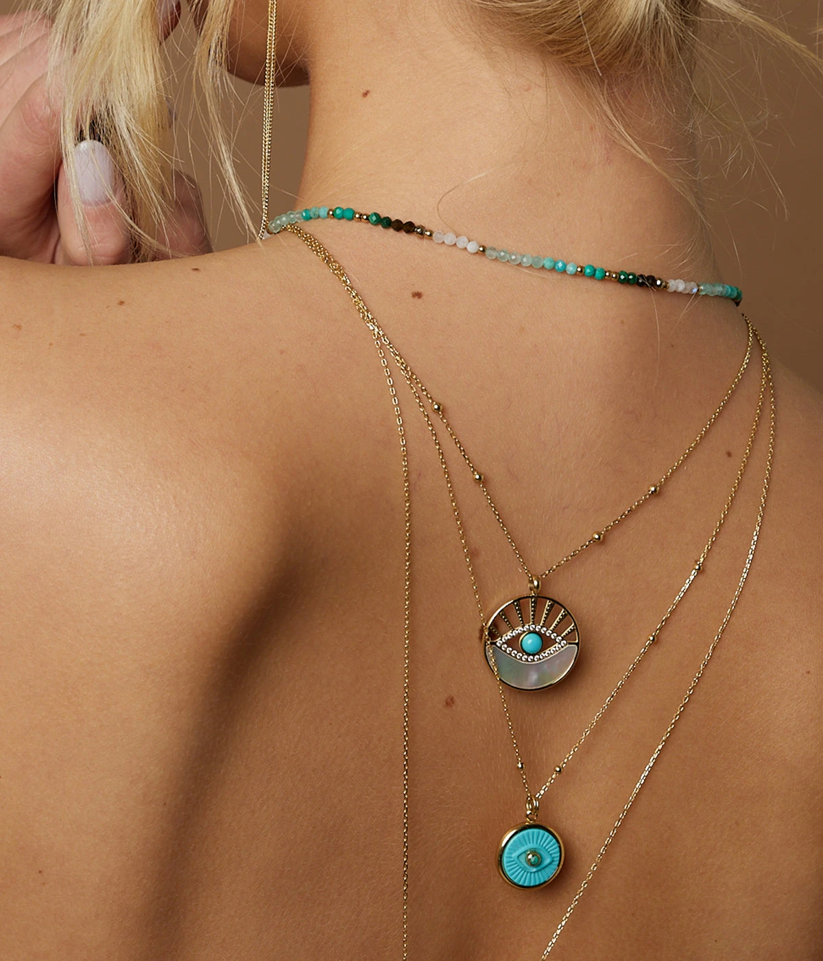 Collier Nil (Acier DorĂ©) â Image 2