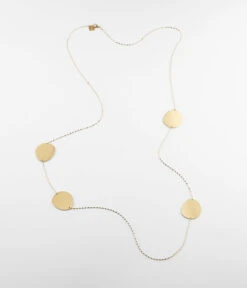 Sautoir Alpha (Acier Doré)