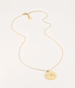 Sautoir Aries (Acier Doré)