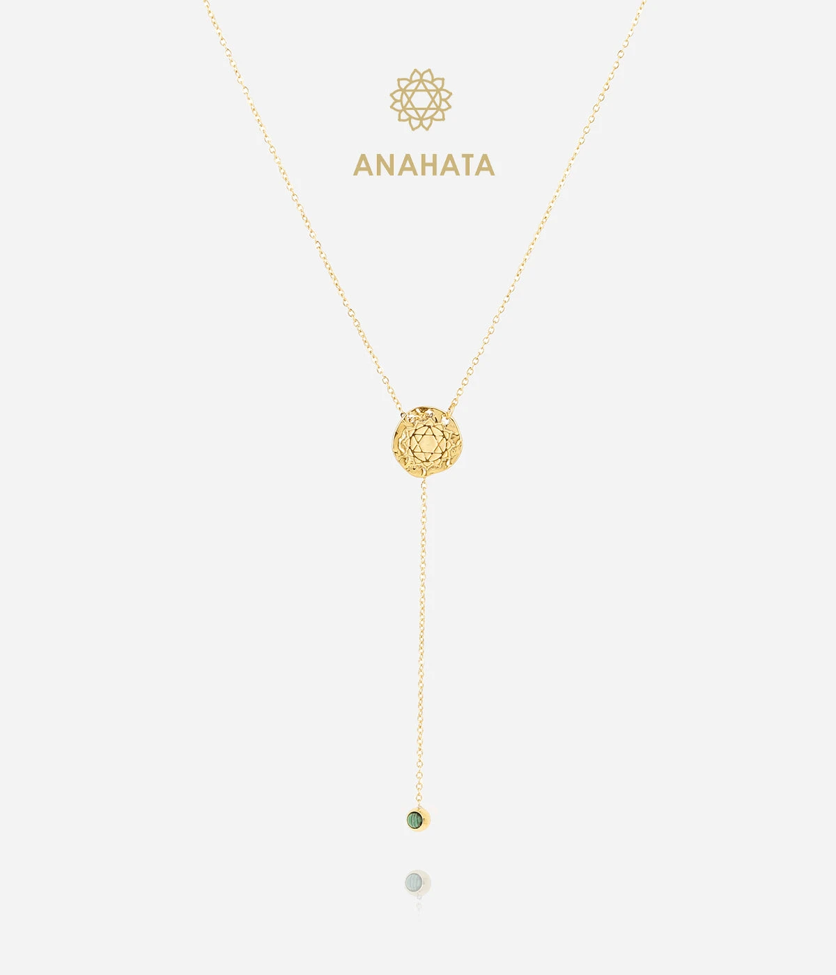 Collier Anahata (Acier Doré)