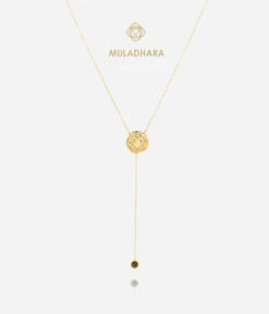 Collier Muladhara (Acier Doré)