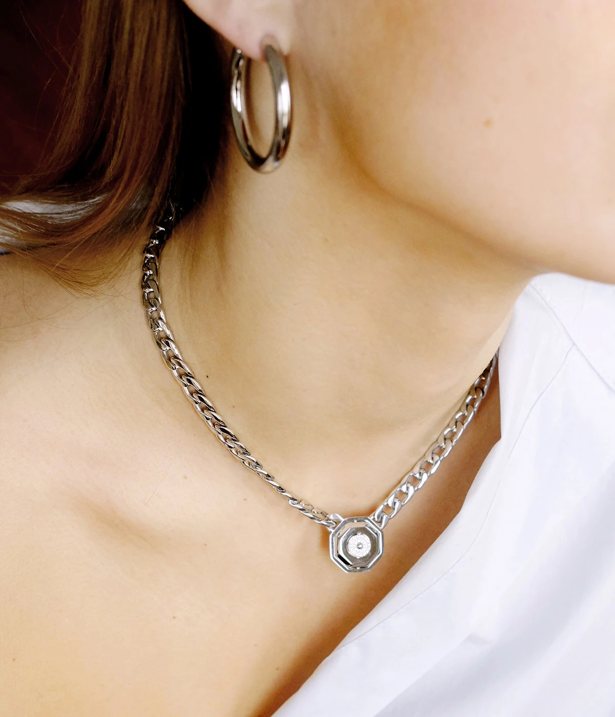 Collier Leïla (Acier) – Image 2