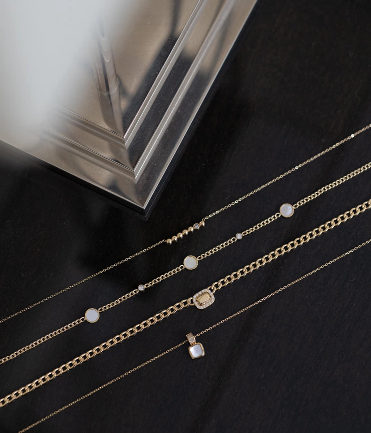 Collier Louisa (Acier DorĂ©) â Image 3