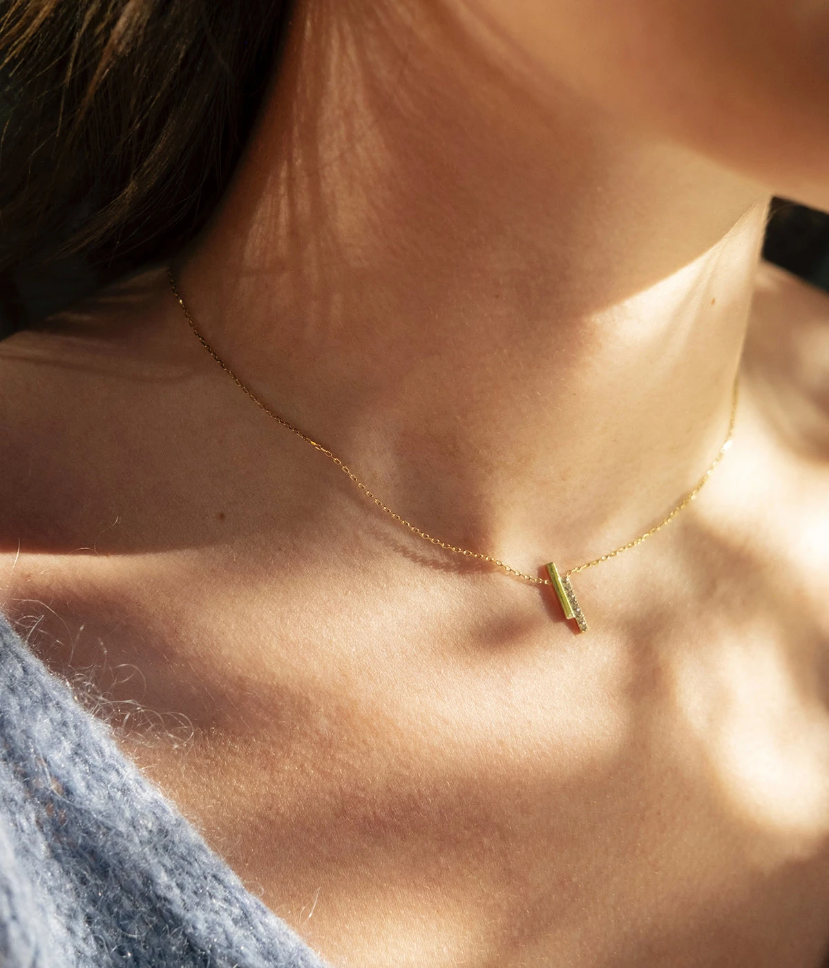 Collier Sono (Acier Doré) – Image 2