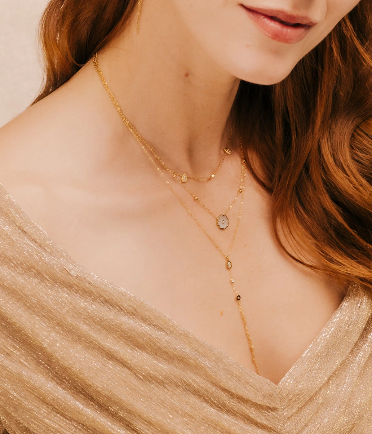 Collier Leyva (Acier DorĂ©) â Image 2