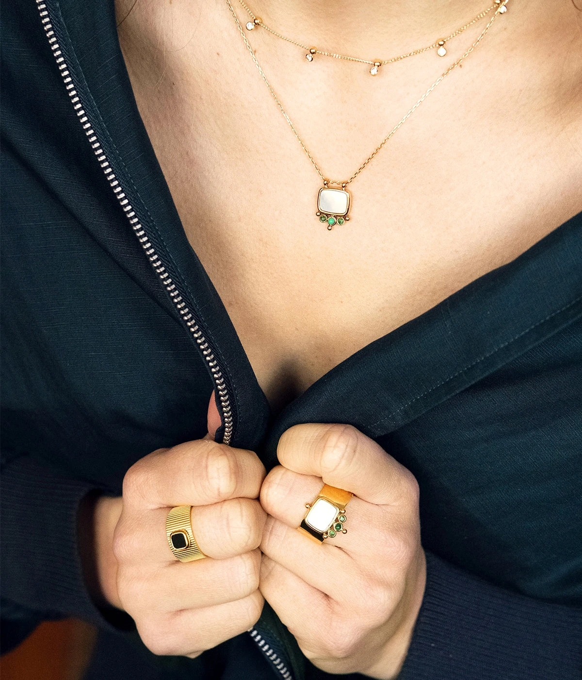 Collier Elisabeth (Acier DorĂ©) â Image 2