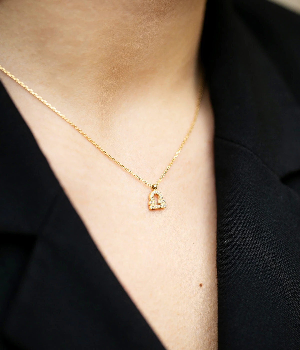 Collier Libra (Acier DorĂ©) â Image 2