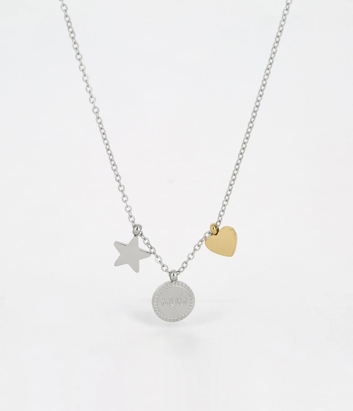 Collier Lucky Mum (Acier)