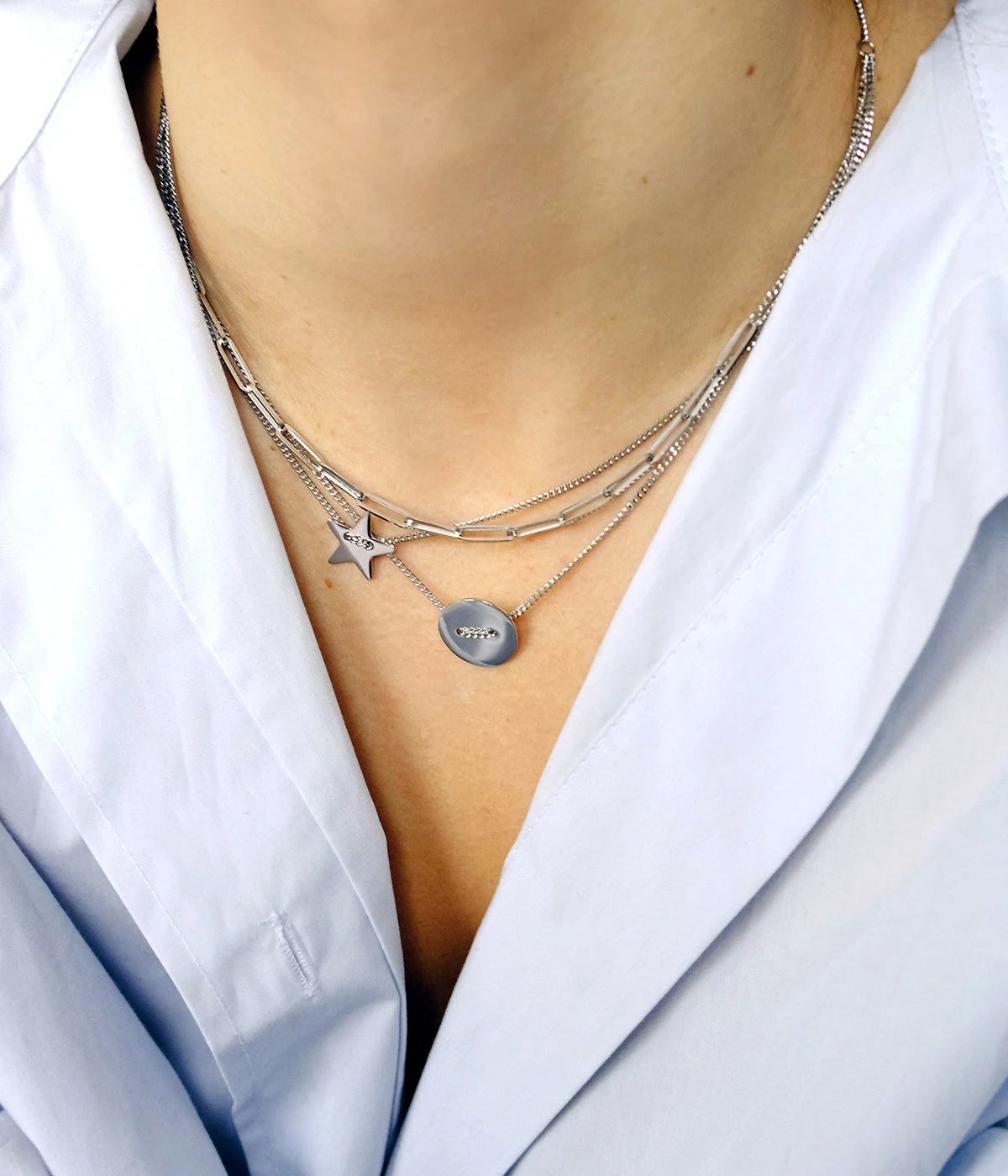Collier Star (Acier) â Image 2