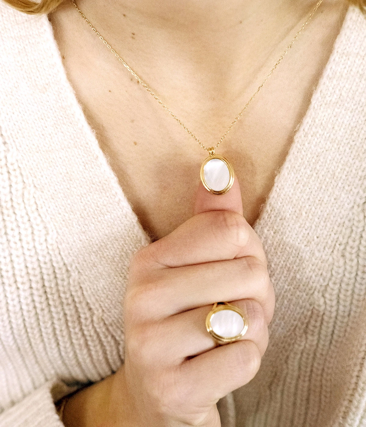 Bague Umran (Acier DorĂ©) â Image 4