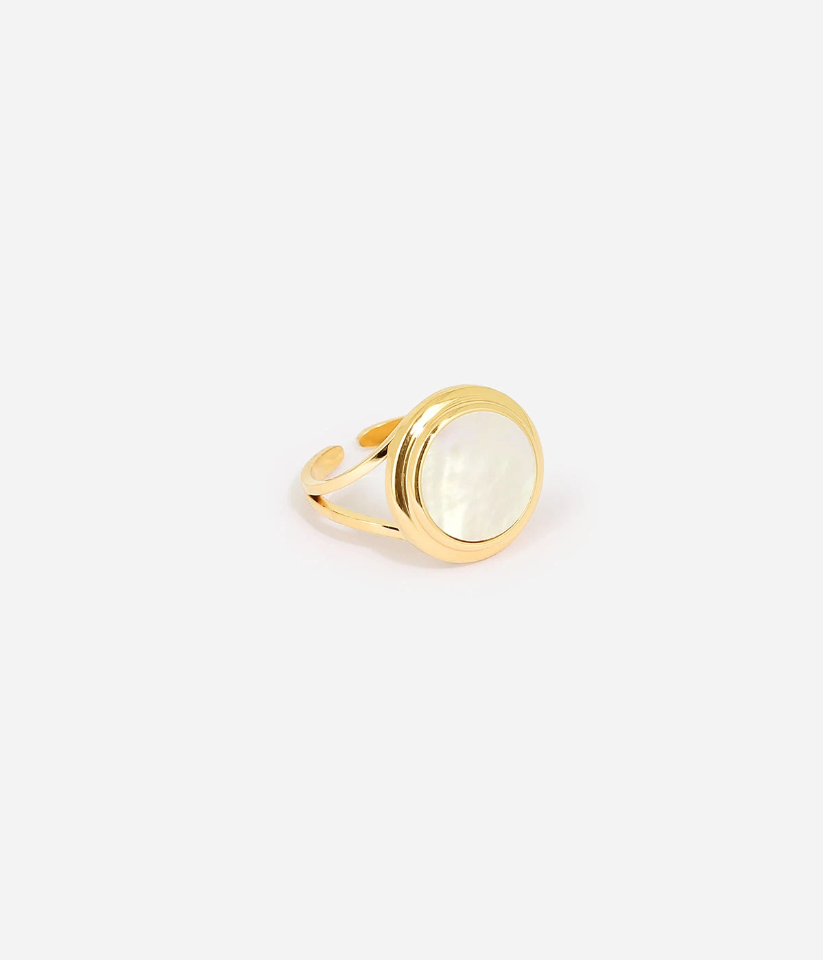 Bague Mathéa (Acier Doré) – Image 5