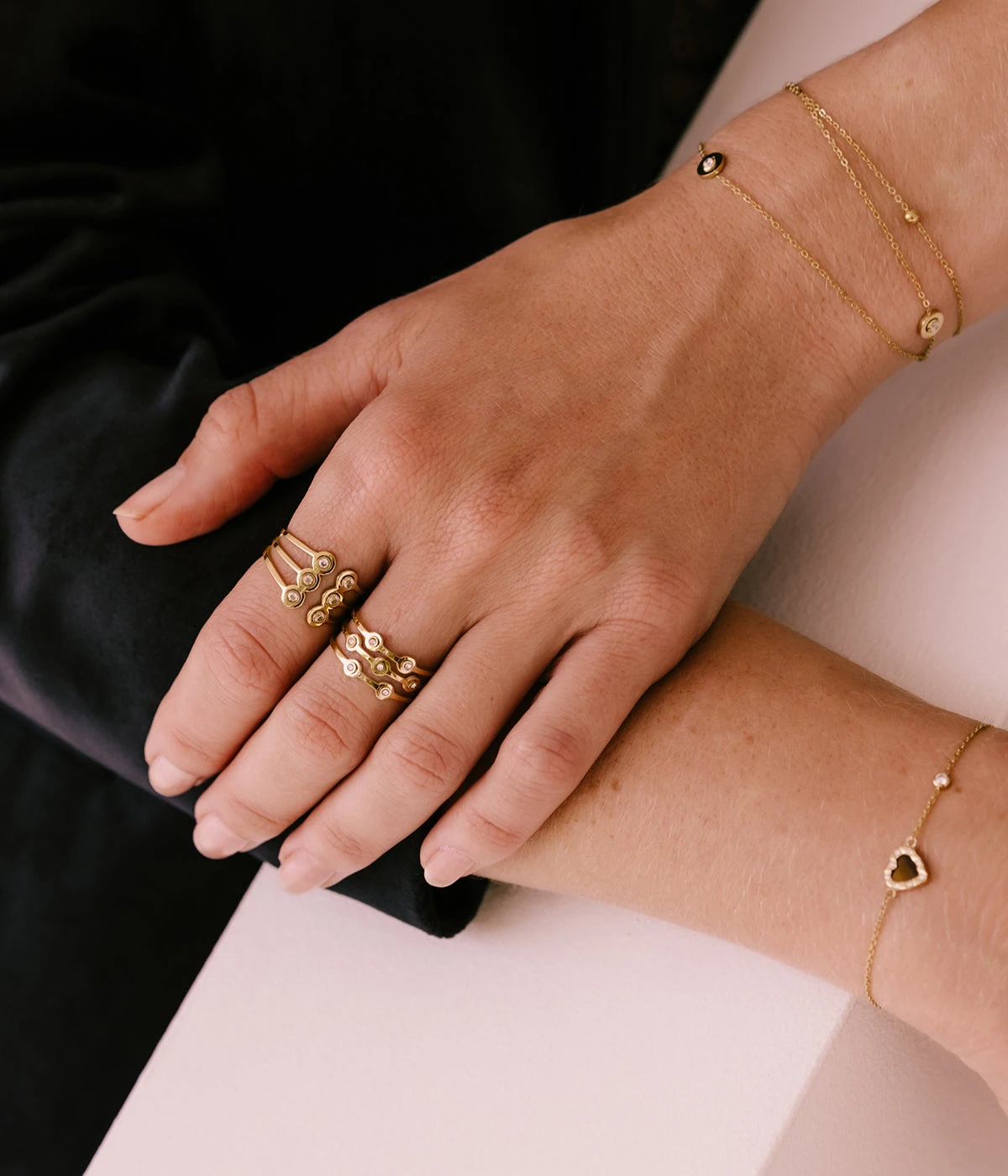 Bague Bellezza (Acier Doré) – Image 2