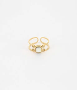 Bague Ostie (Acier Doré)